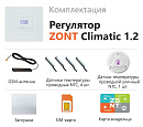 ZONT Climatic 1.2 Погодозависимый автоматический GSM / Wi-Fi регулятор (1 ГВС + 2 прямых/смесительных) с доставкой в Альметьевск
